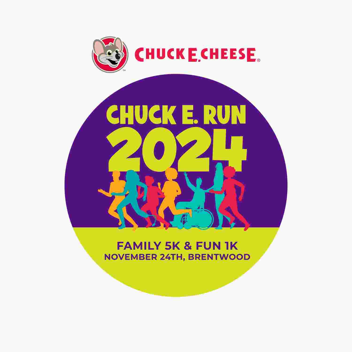 Chuck E. Cheese 5k and 1k