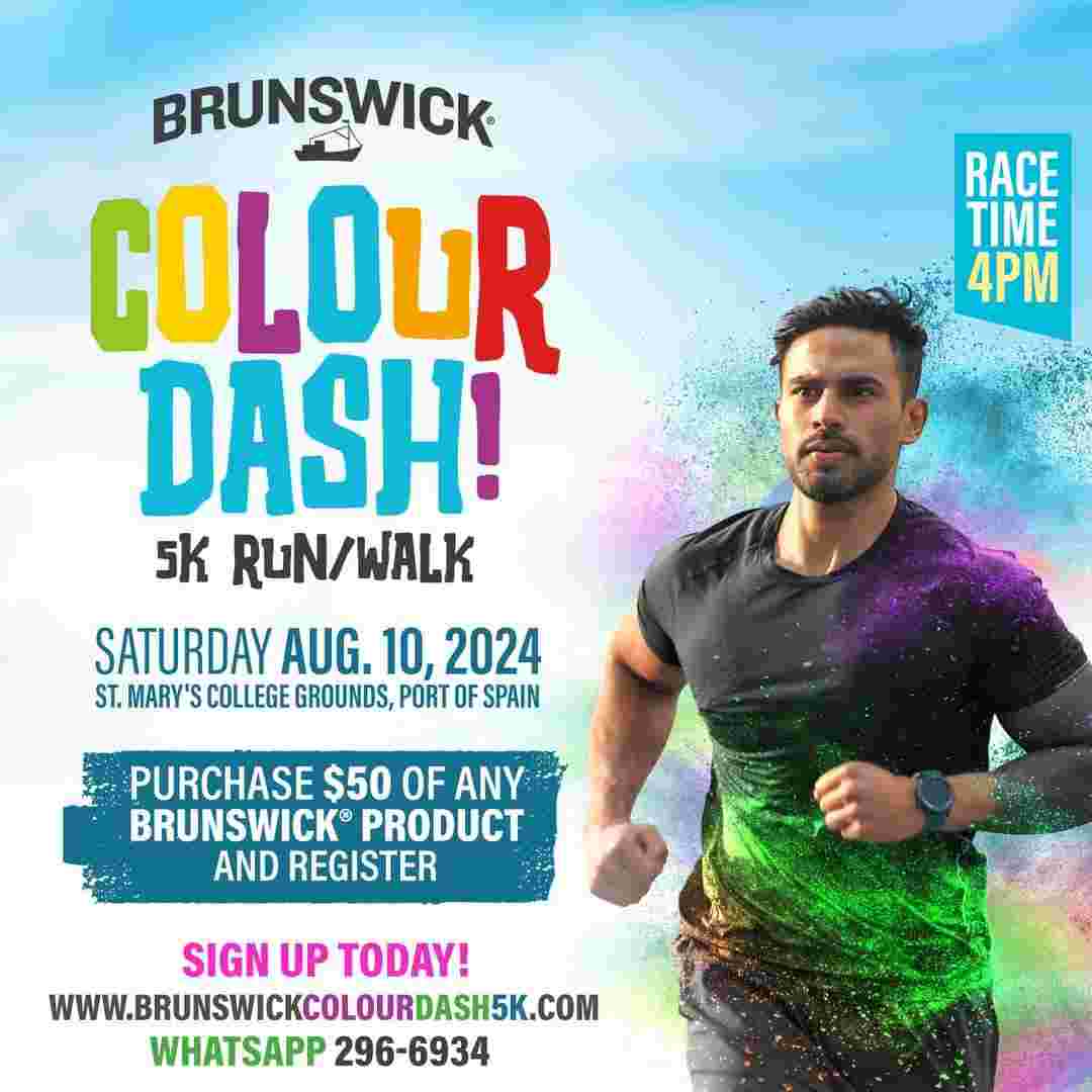 Brunswick Color Dash 5k Results Banner