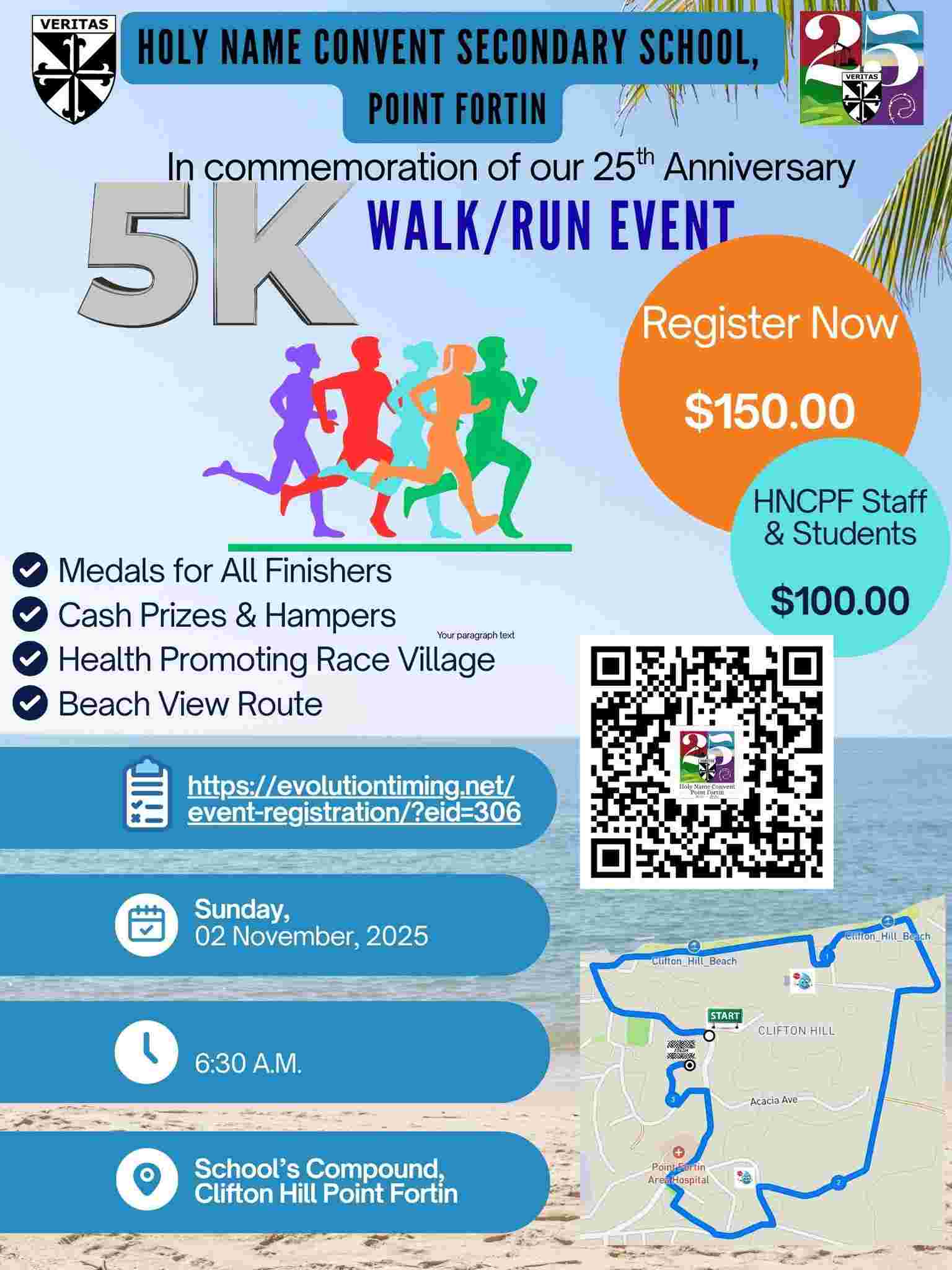 Holy Name Convent Point Fortin 5K Walk/Run