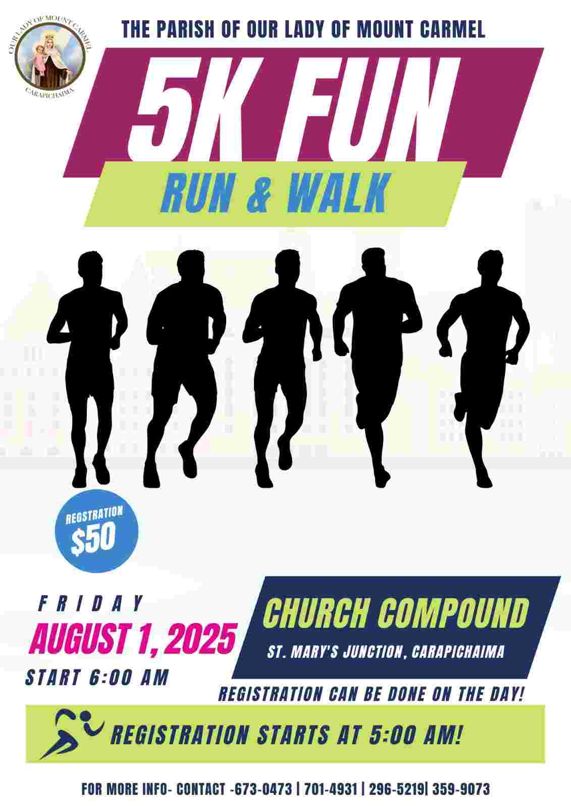 Our Lady of Mt. Carmel Annual 5K Run/Walk 2025