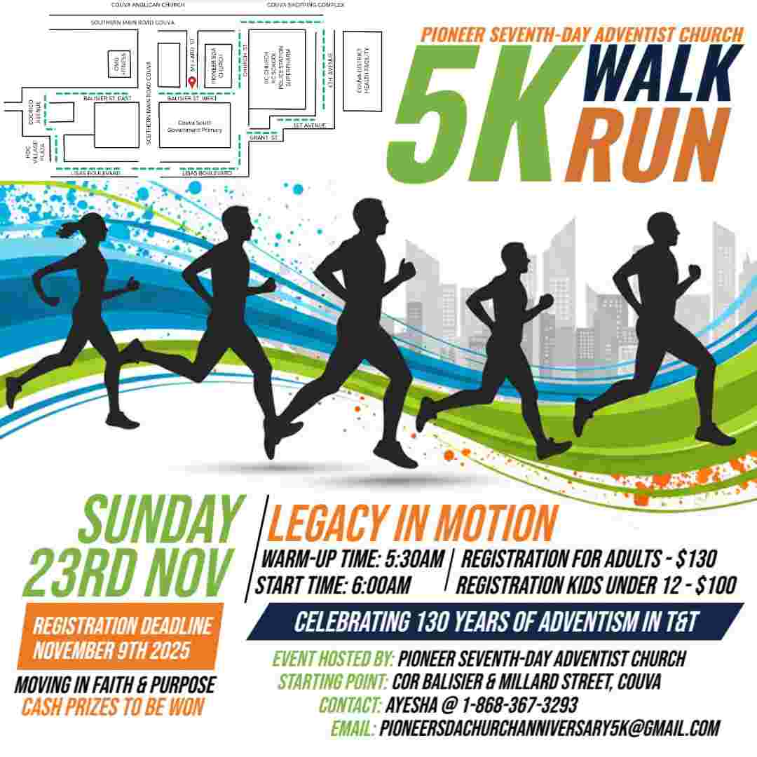 Pioneer Seventh-day Adventist Church 5k Wall/Run