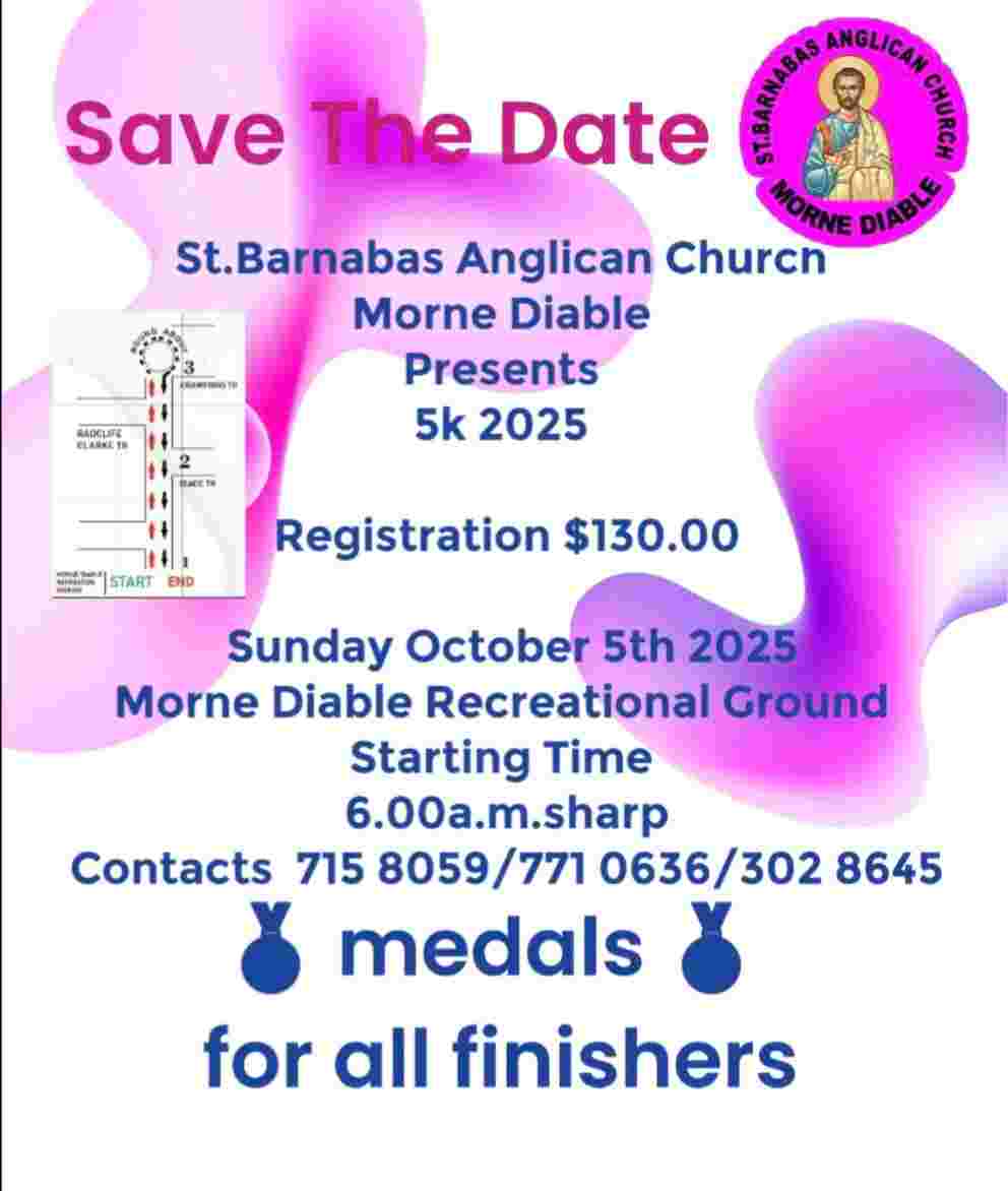 St Barnbas Anglican Church 5k