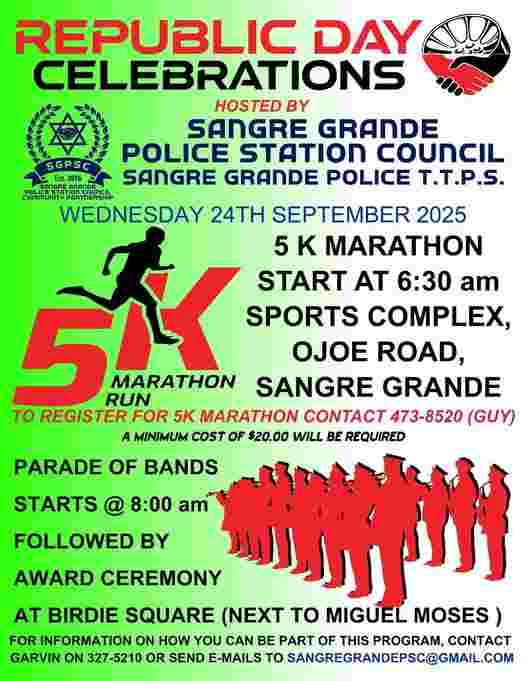 Sangre Grande Police Station Council 5k