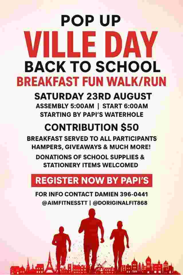VILLE DAY Back to School Breakfast Fun Walk/Run 5k