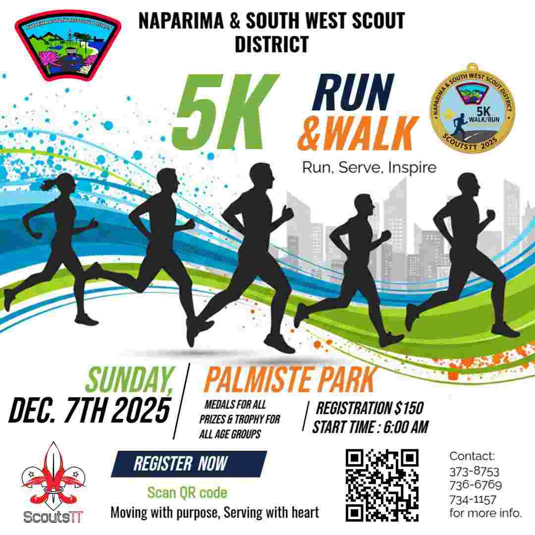 Naparima and South West Scout District 5K Fun Run/Walk