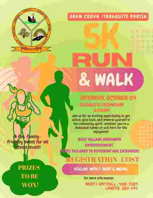 Gran Couva/Tabaquite Parish 5k