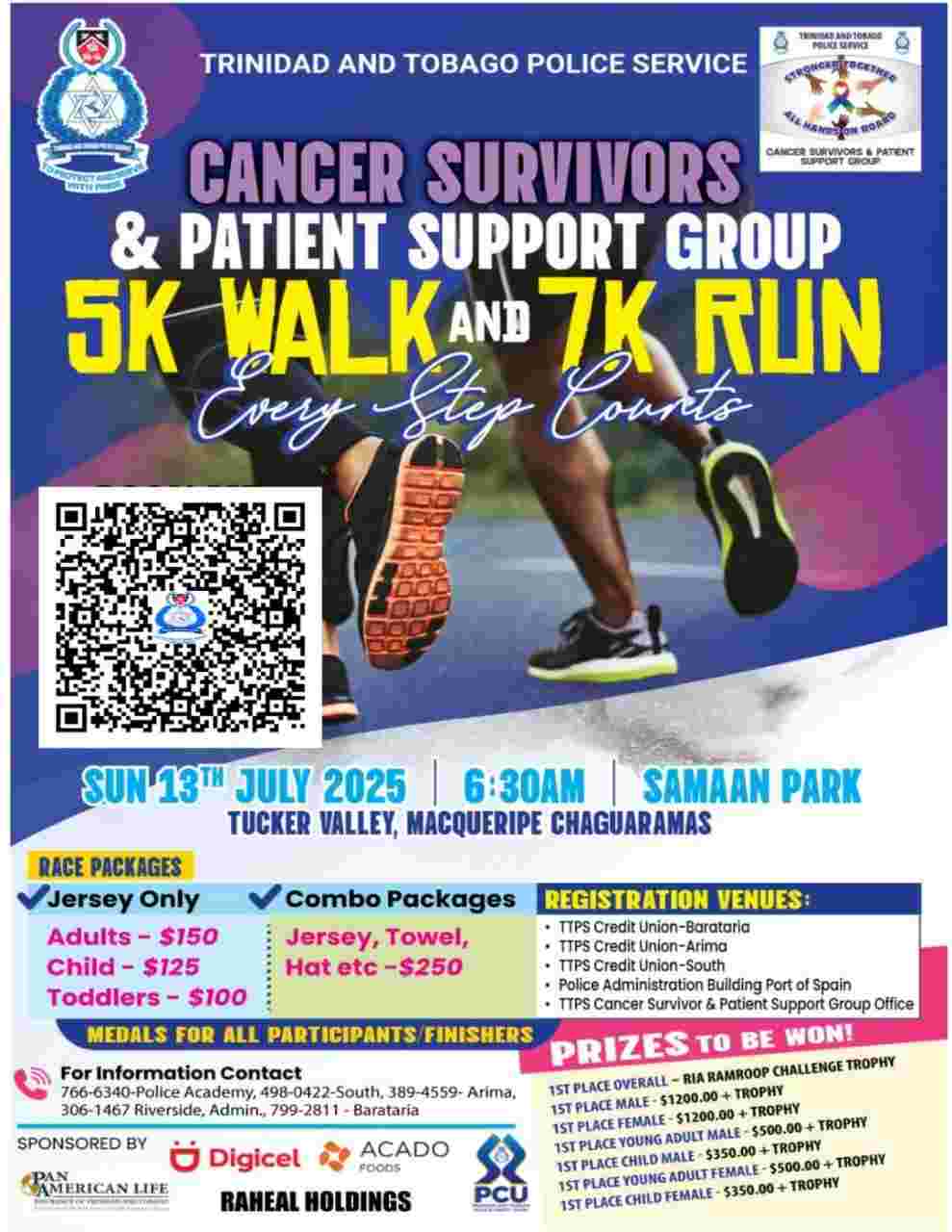 CANCER SURVIVORS 5K WALK / 7K RUN