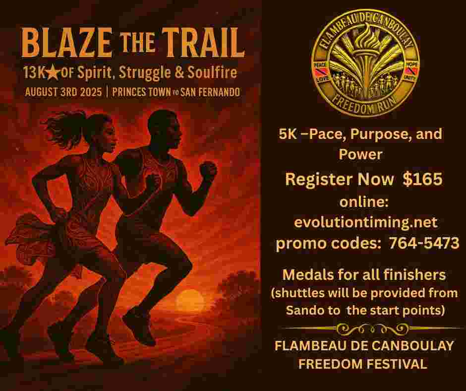 Flambeau de Canboulay Freedom Run 5 and 15k