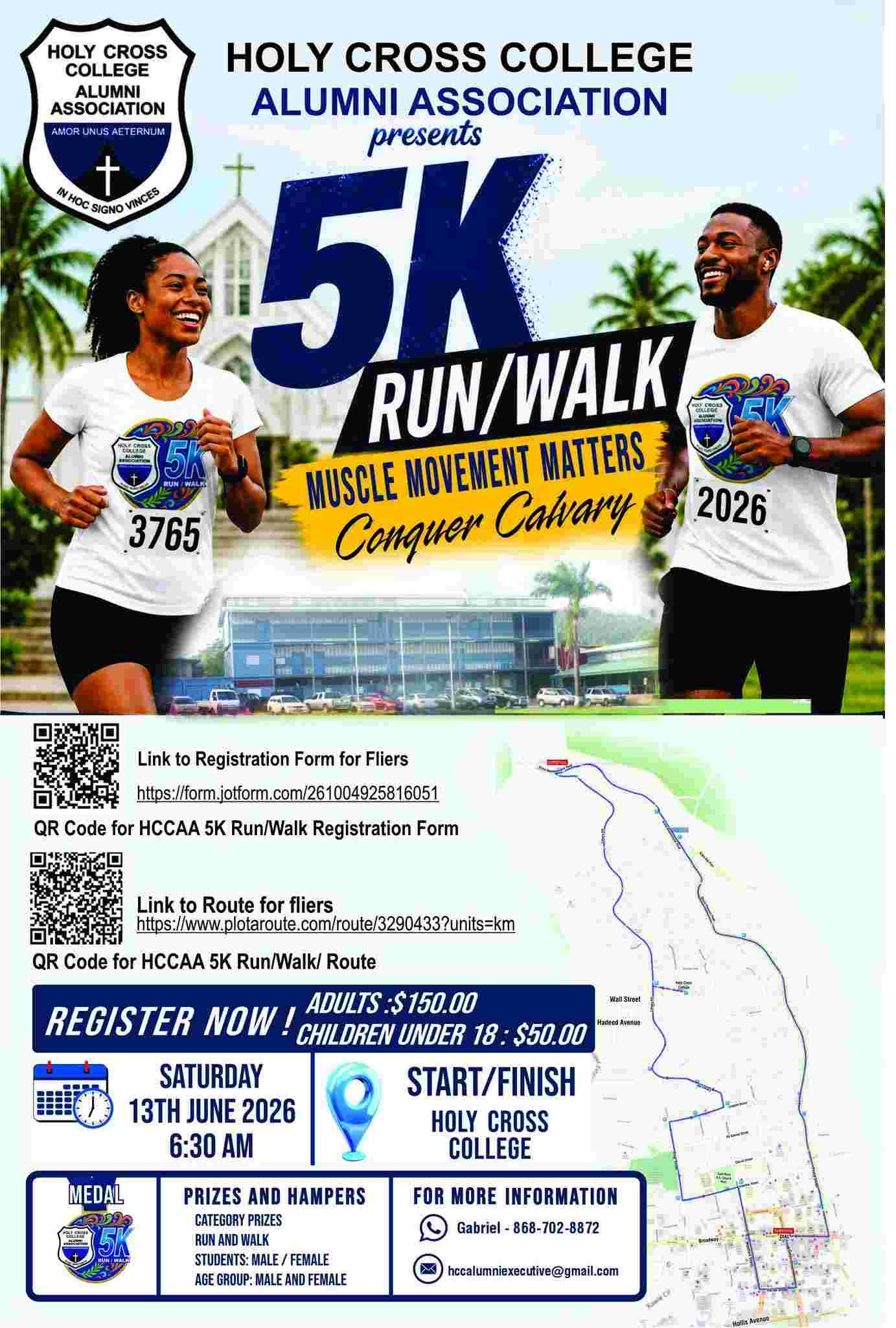 Holly Cross College Alumni Association 5k