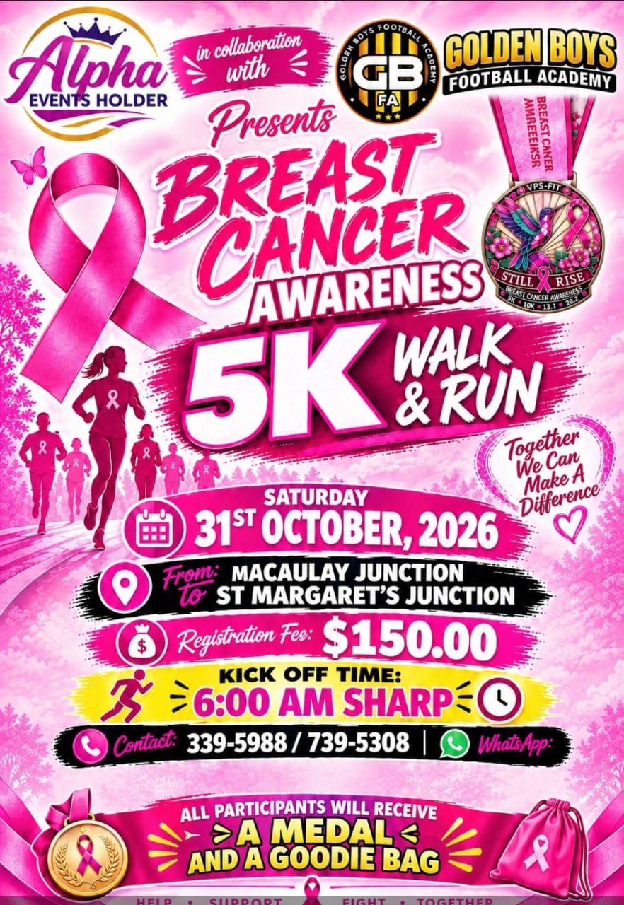 Golden Boys Football Academy Breast Cancer 5k