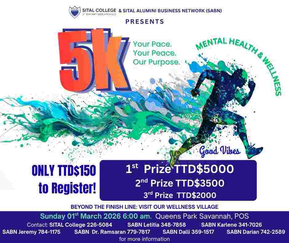 SITAL College and SITAL Alumni & Business Network (SABN) Mental Health & Wellness 5K