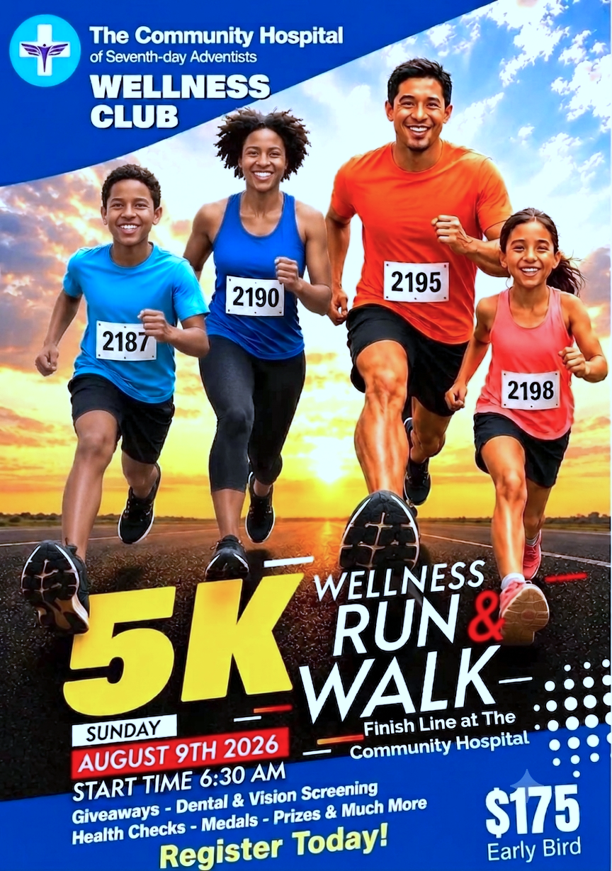 The Community Hospital Wellness Club 5K Wellness Fun Run/Walk