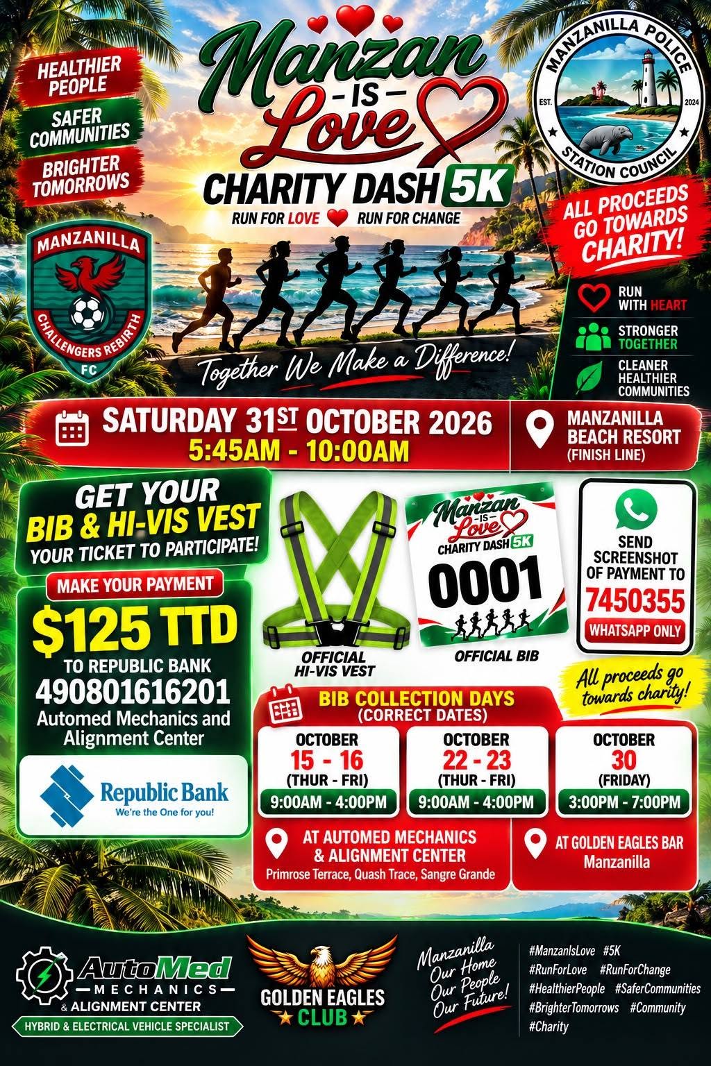 Manzan is Love Charity Dash 5k