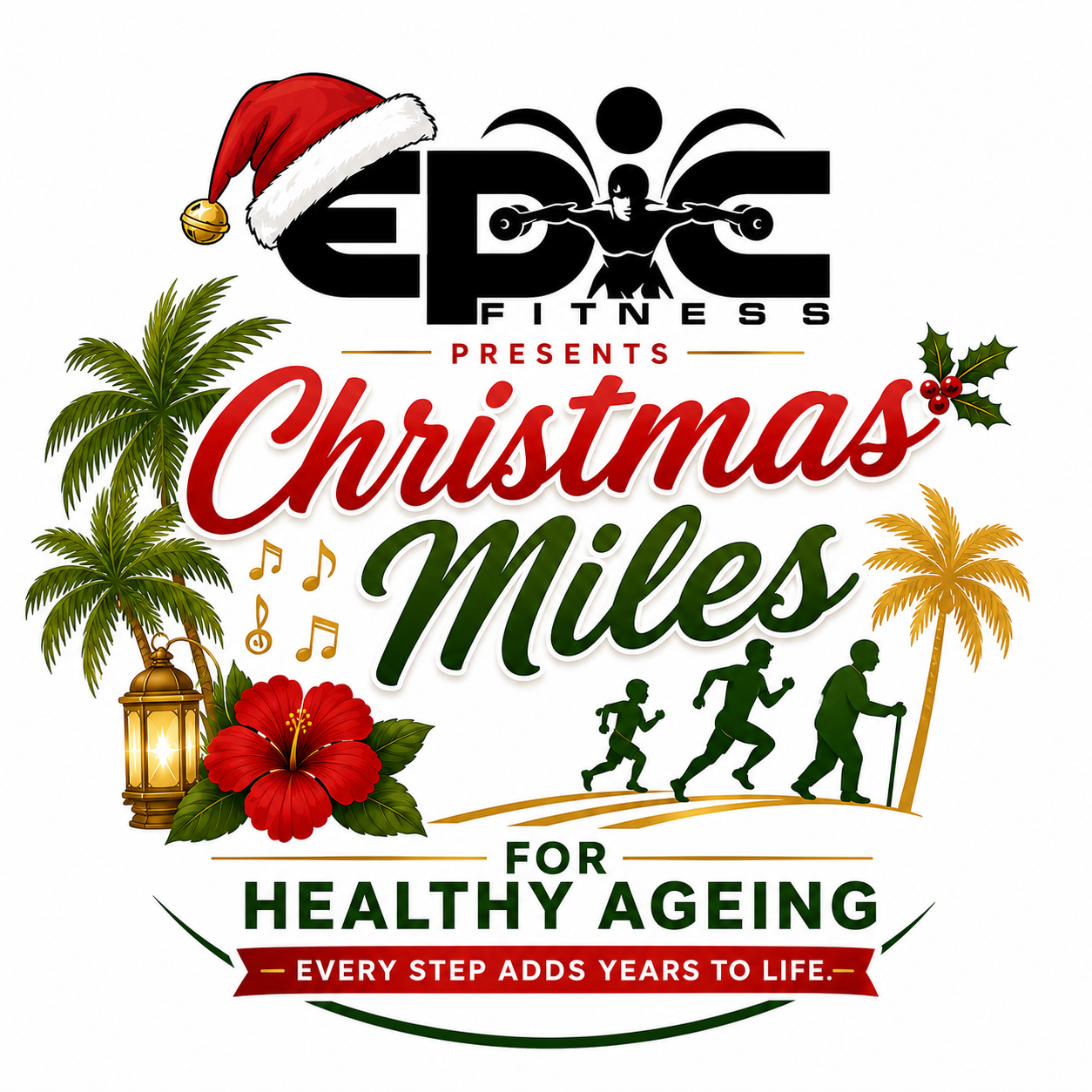 Epic Fitness Christmas Miles For The Healthy Ageing 1K/ 5K