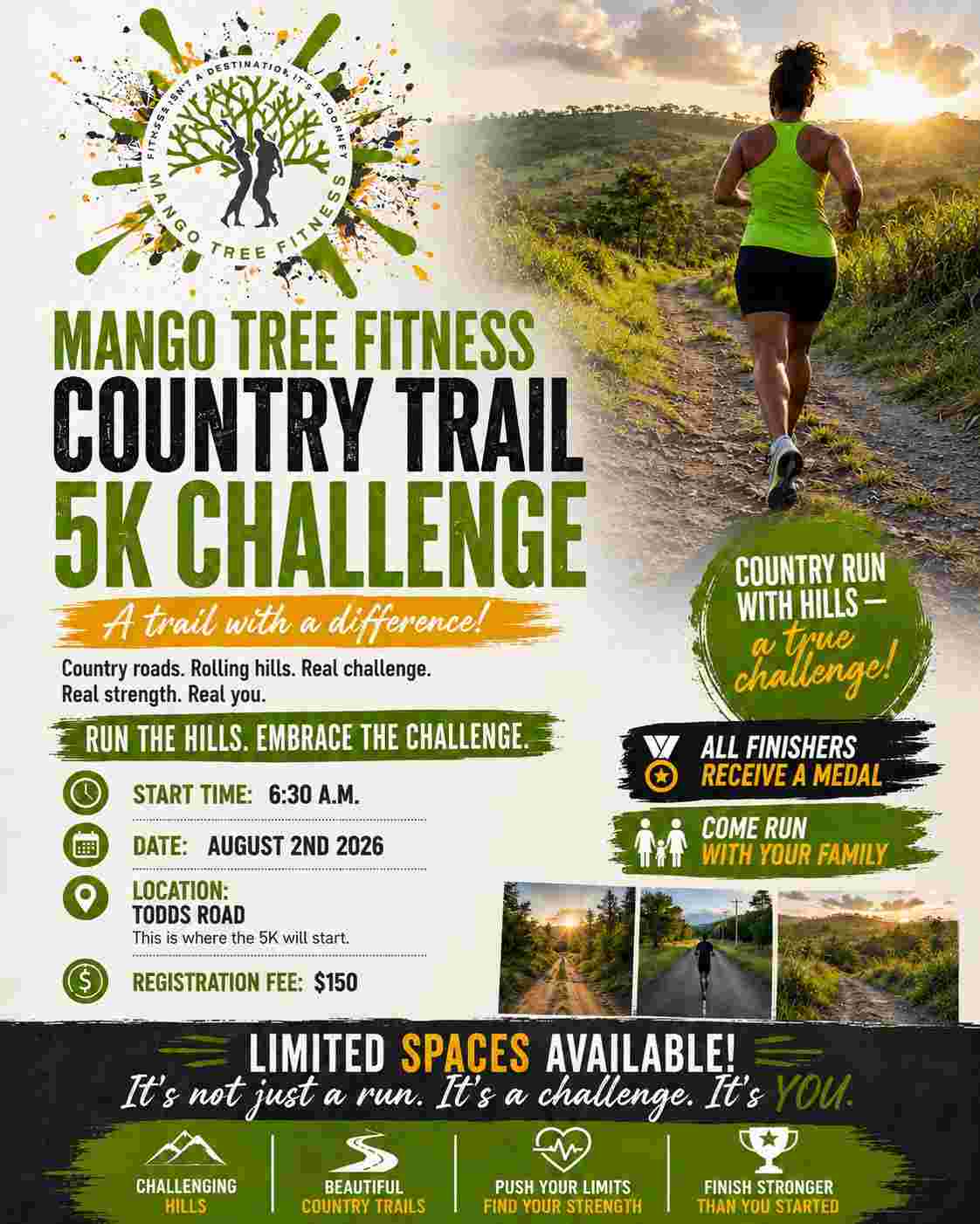 Mango Tree Fitness Country Trail 5k