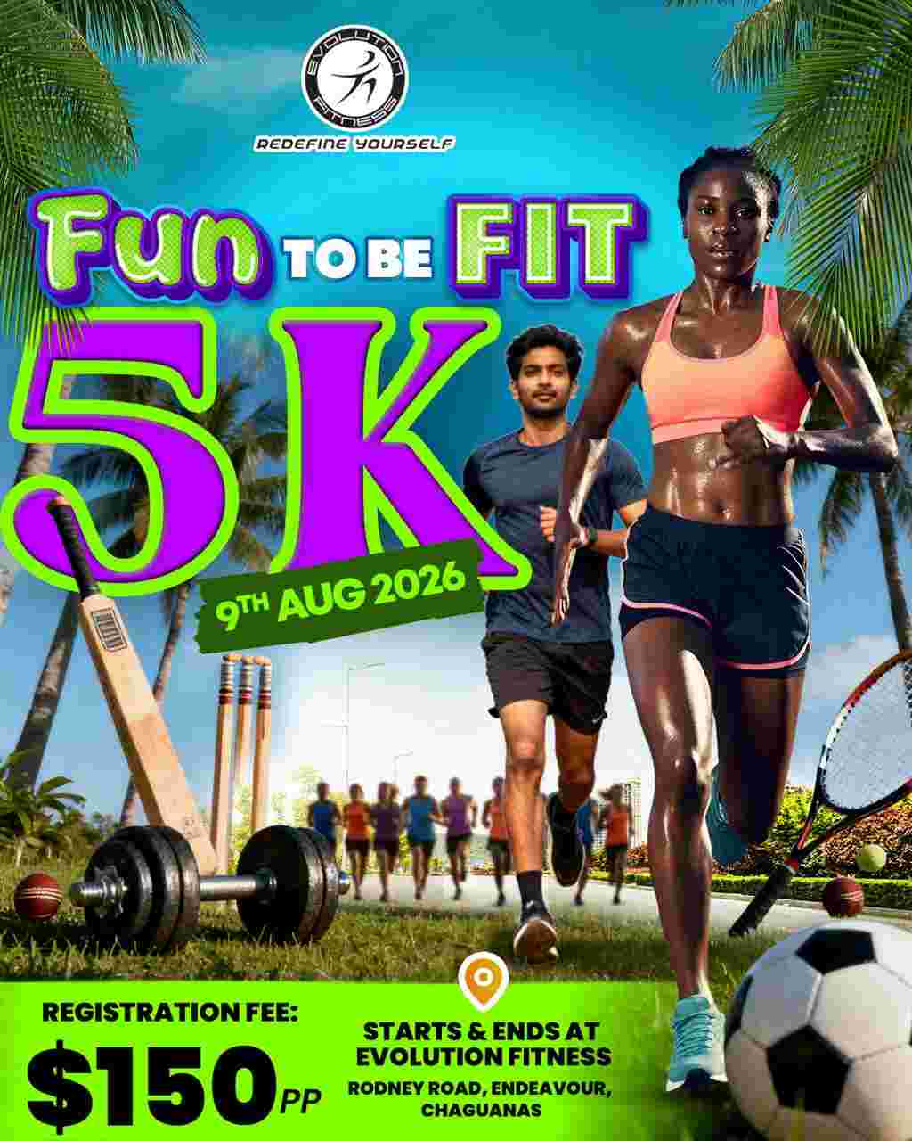 Evolution Fitness Fun to be Fit 5k