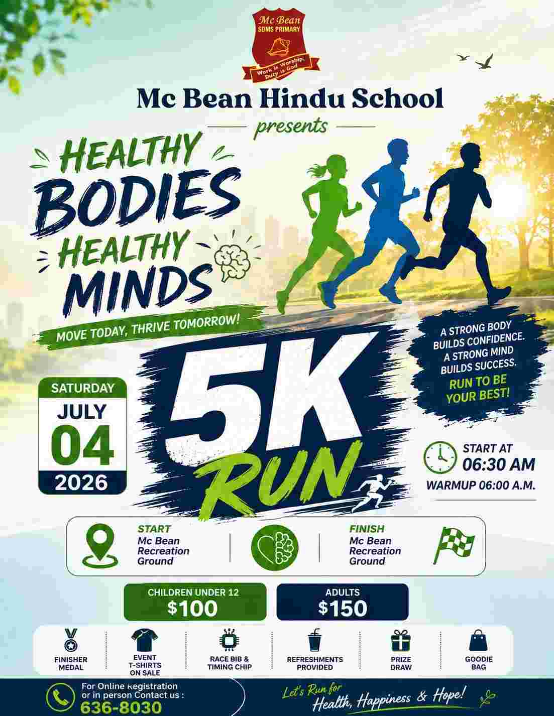 Mc Bean Hindu School: Healthy Bodies, Healthy Minds