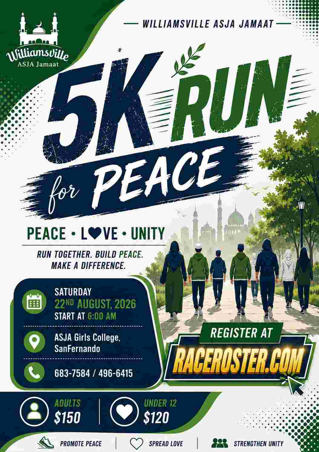5K Run for Peace- Williamsville ASJA Jamaat
