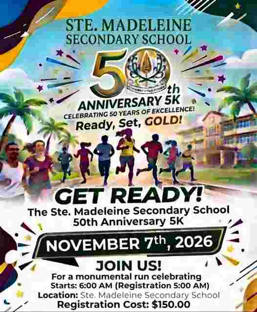 St Madeleine Secondary School 50th Anniversary 5k