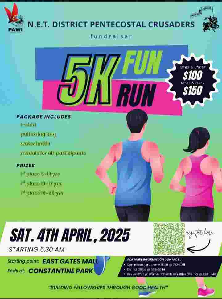 NETD Pentecostal Crusaders 5K