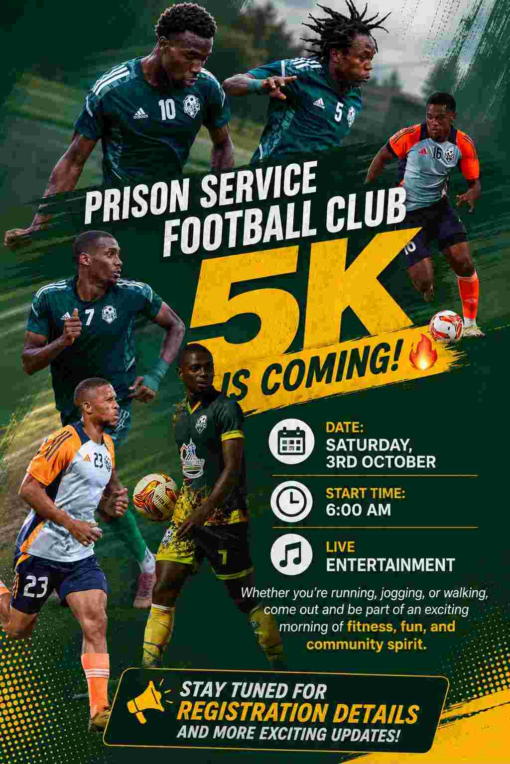 Prison Service Football Club 5k