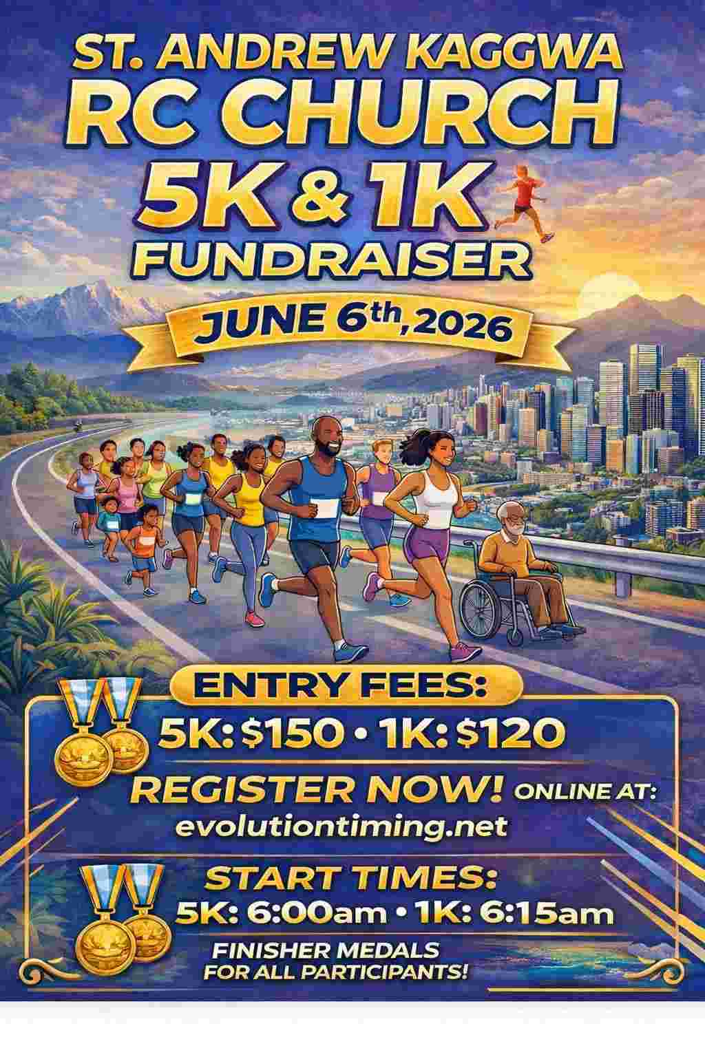 St. Andrew Kaggwa RC Church 5k