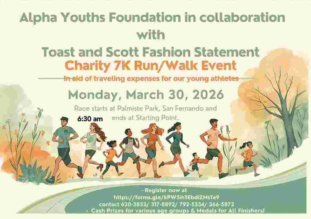 Alpha Youths / Toast an Scott Charity 7k Run