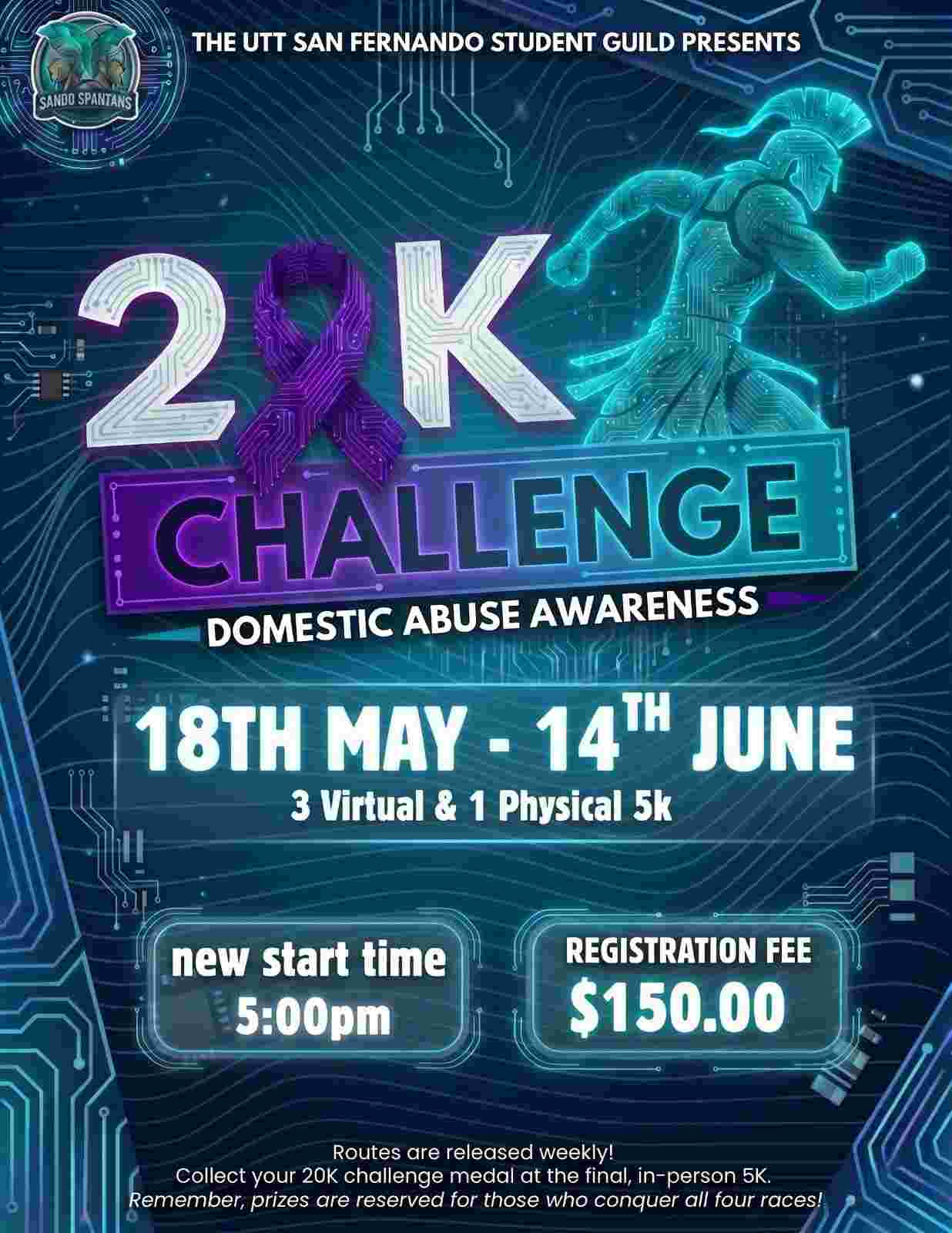 UTT San Fernando Student Guild 20K Challenge