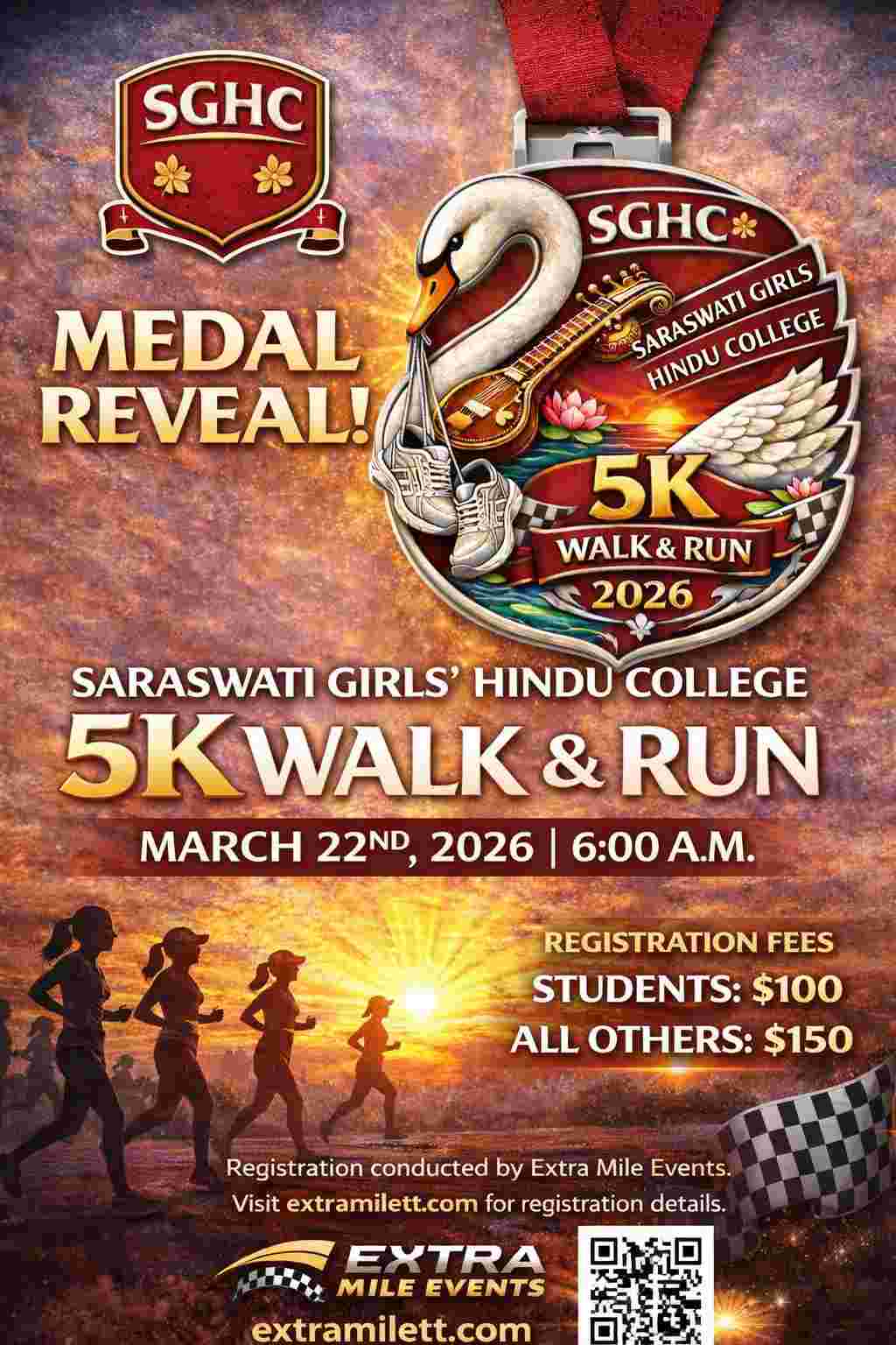 Saraswati Girls' Hindu College 5K Walk/Run