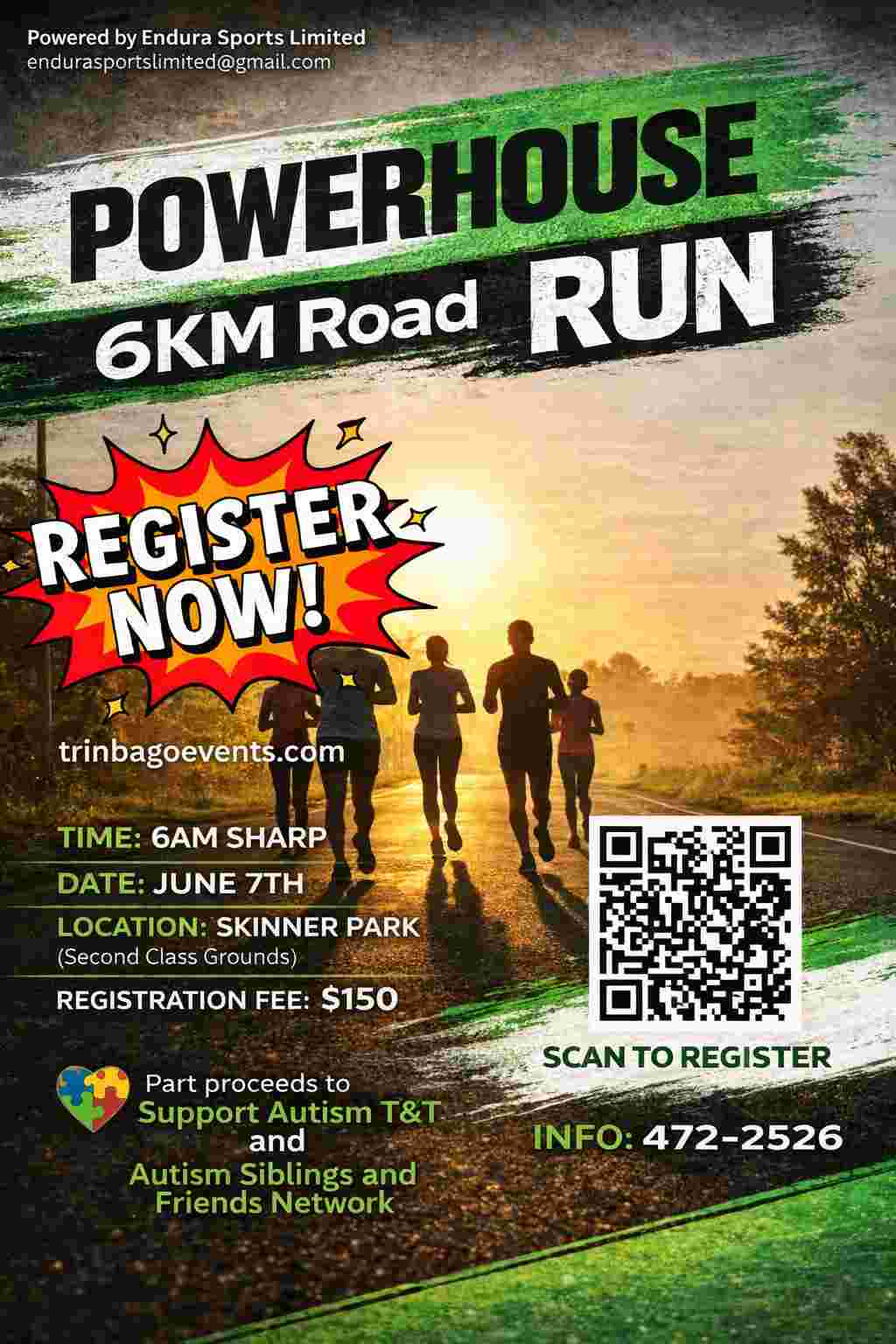 Powerhouse 6km Road Run