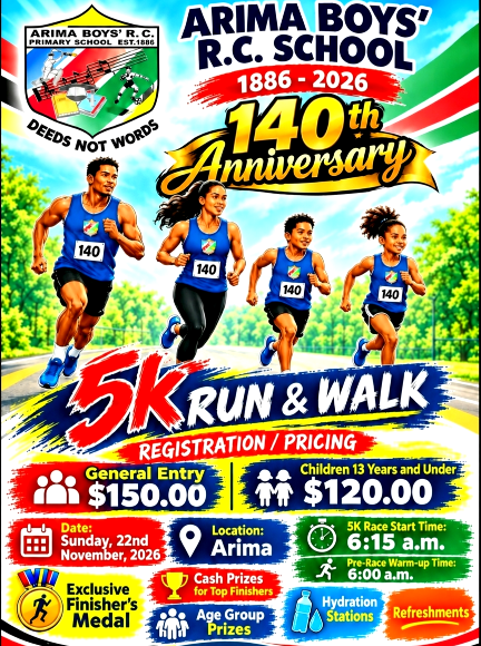 Arima Boys' R.C. 5K 2026