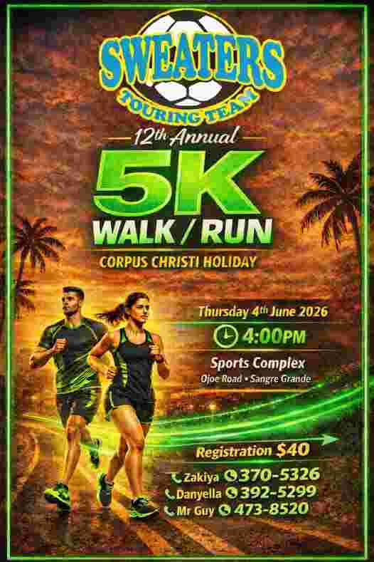 Sweaters Touring Team Annual 5k Walk/ Run