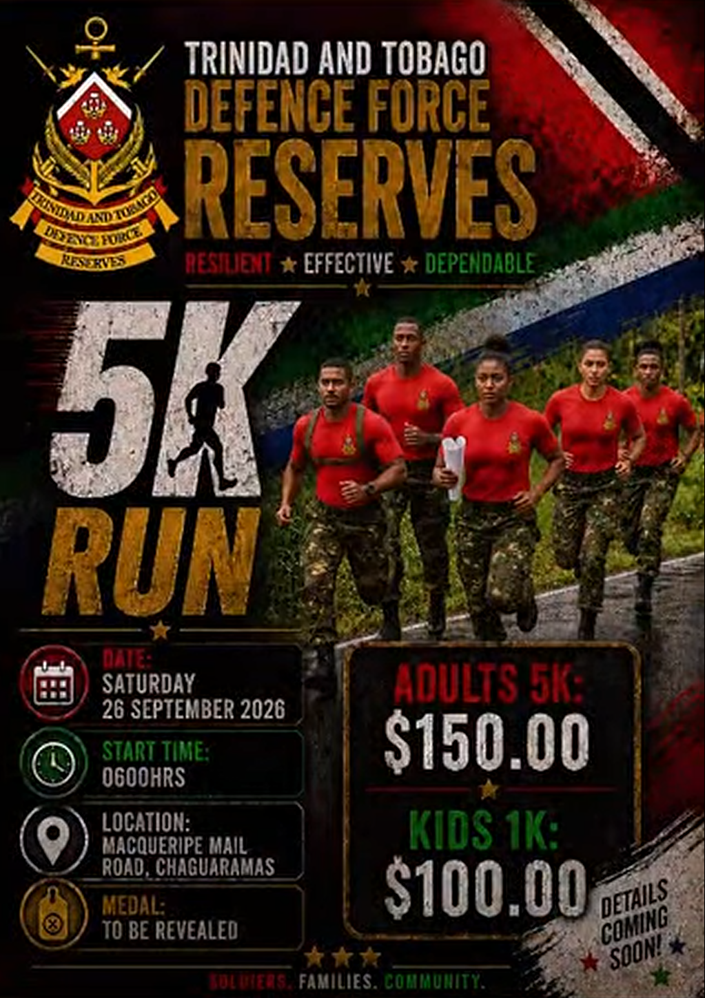 T&T Defence Force Reserves 5K