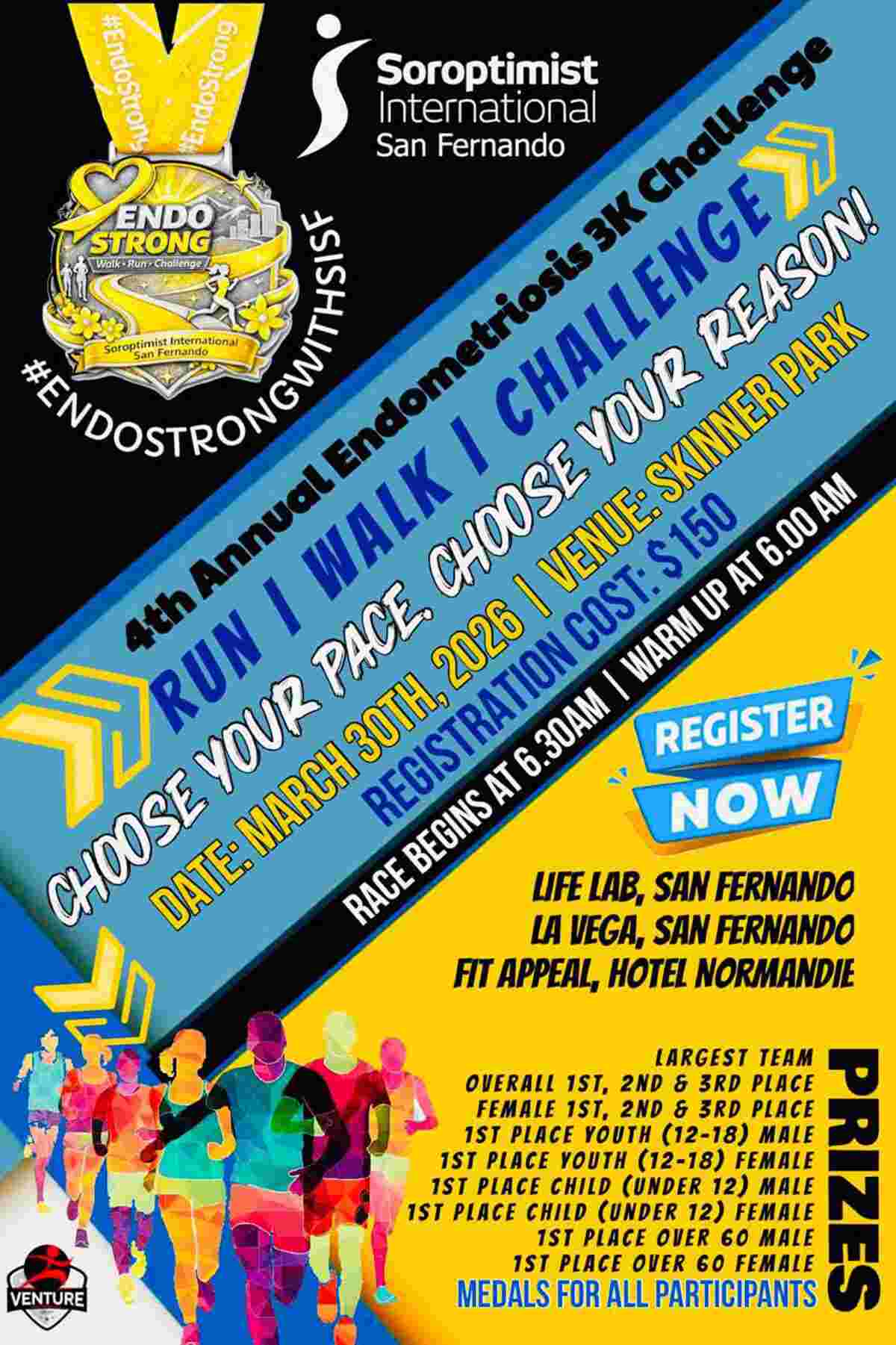 Soroptomist EndoChallenge 2026