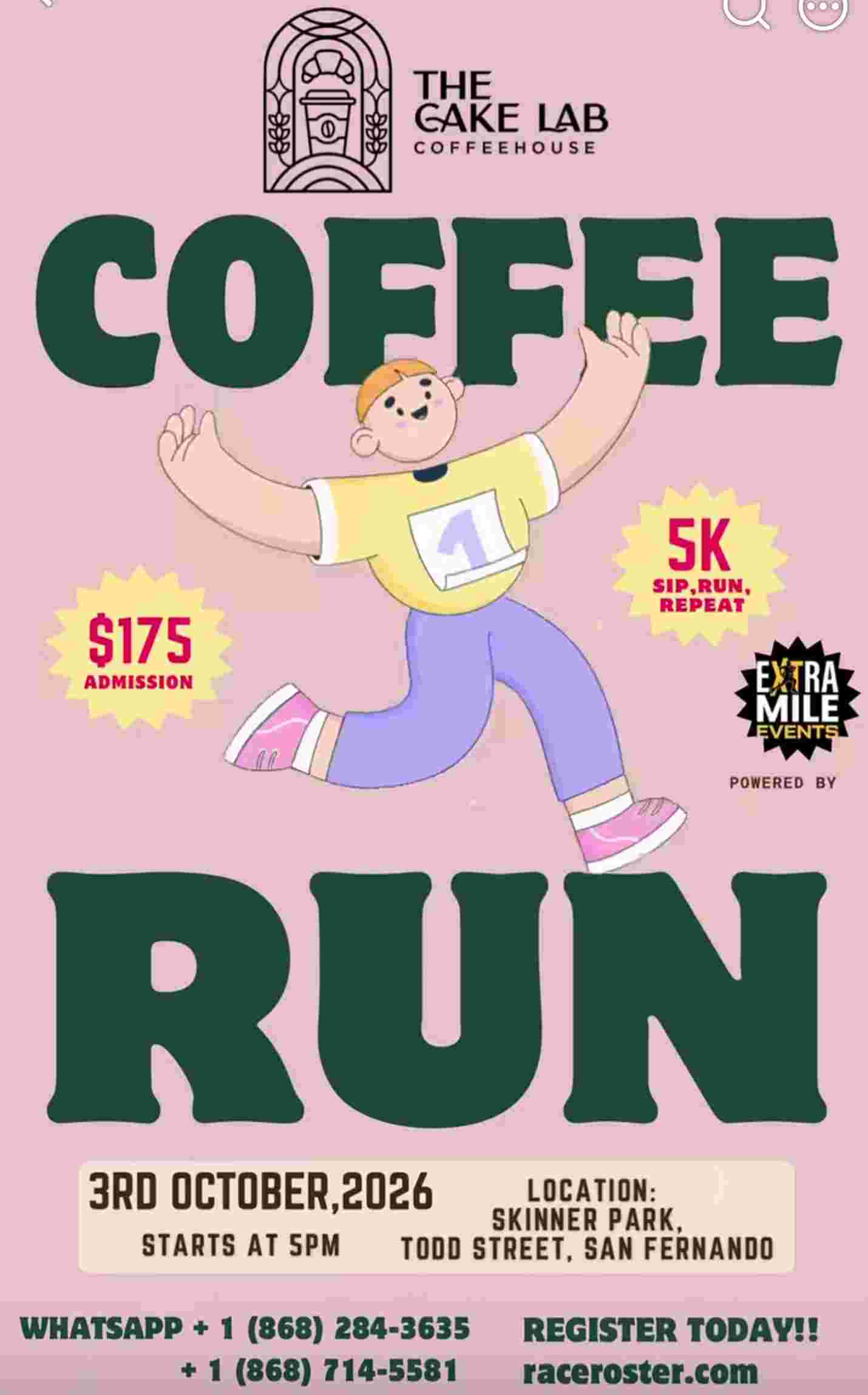 The Cake Lab Coffee Run 5k