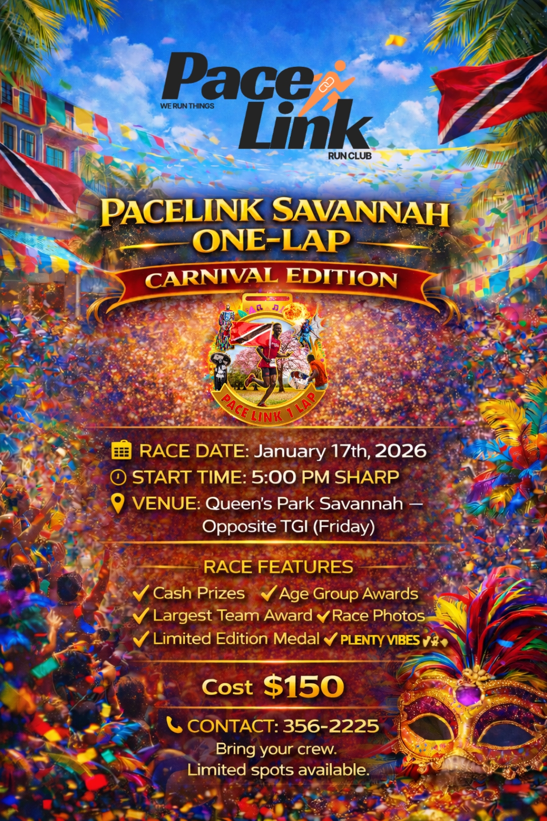 Pacelink Savannah 1 Lap Carnival Edition