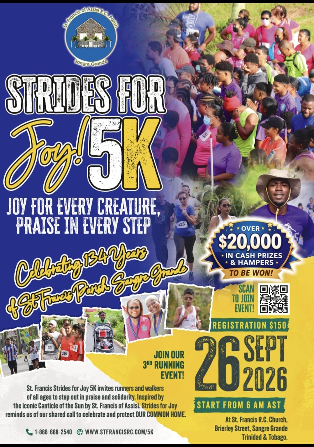 St. Francis R.C. 5K- Strides for Joy