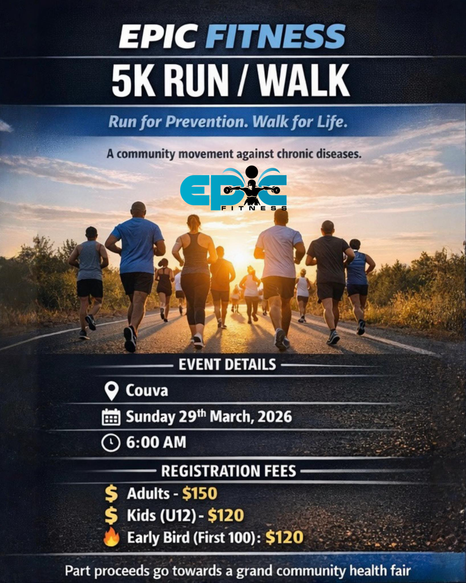 EPIC Fitness5K – Chronic Disease Prevention & Management