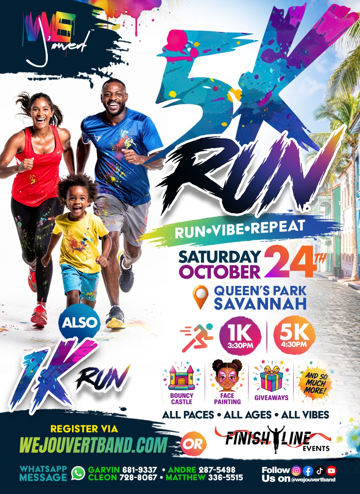 We J’ouvert Run 1K and 5K