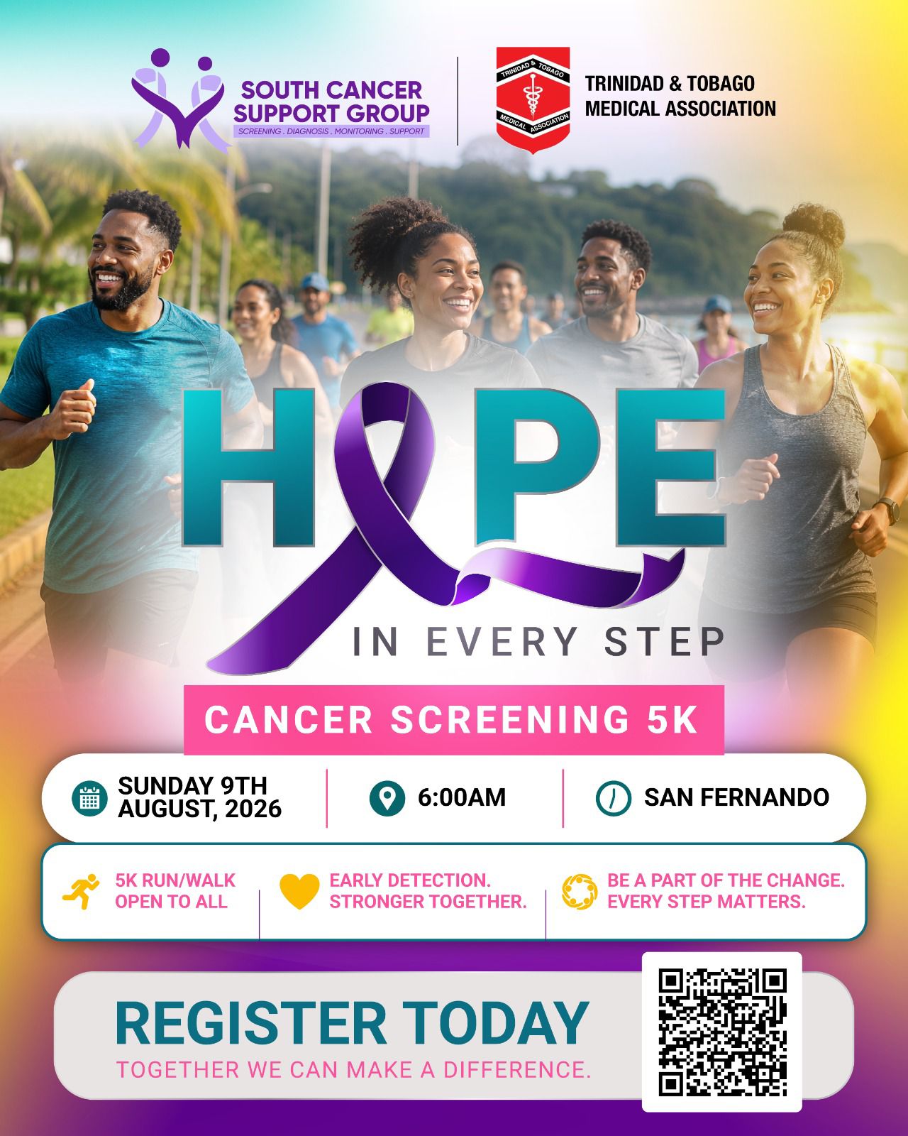 Hope In Every Step Cancer Screening 5K