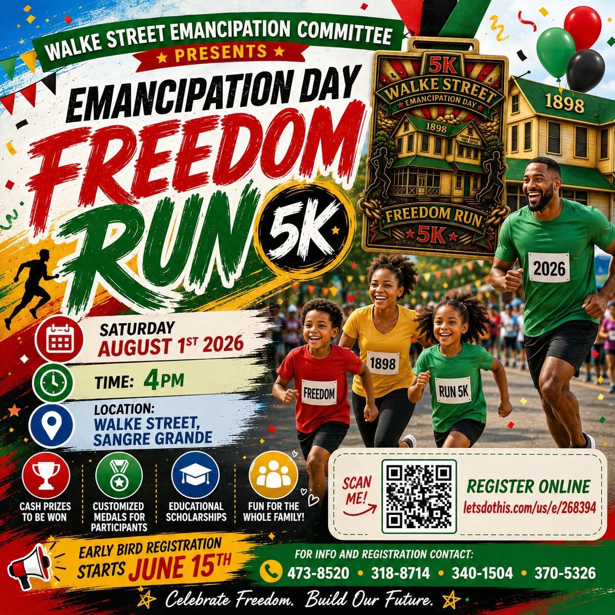 Walke Street Emancipation Freedom 5k Run 2026